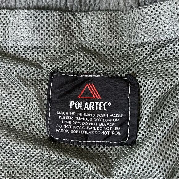 US Military Size Large Gen III Polartec 100 Cold Weather Fleece Jacket Green GC - Picture 7 of 13